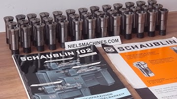 Schaublin W20 Collets 1-20mm 39 pieces