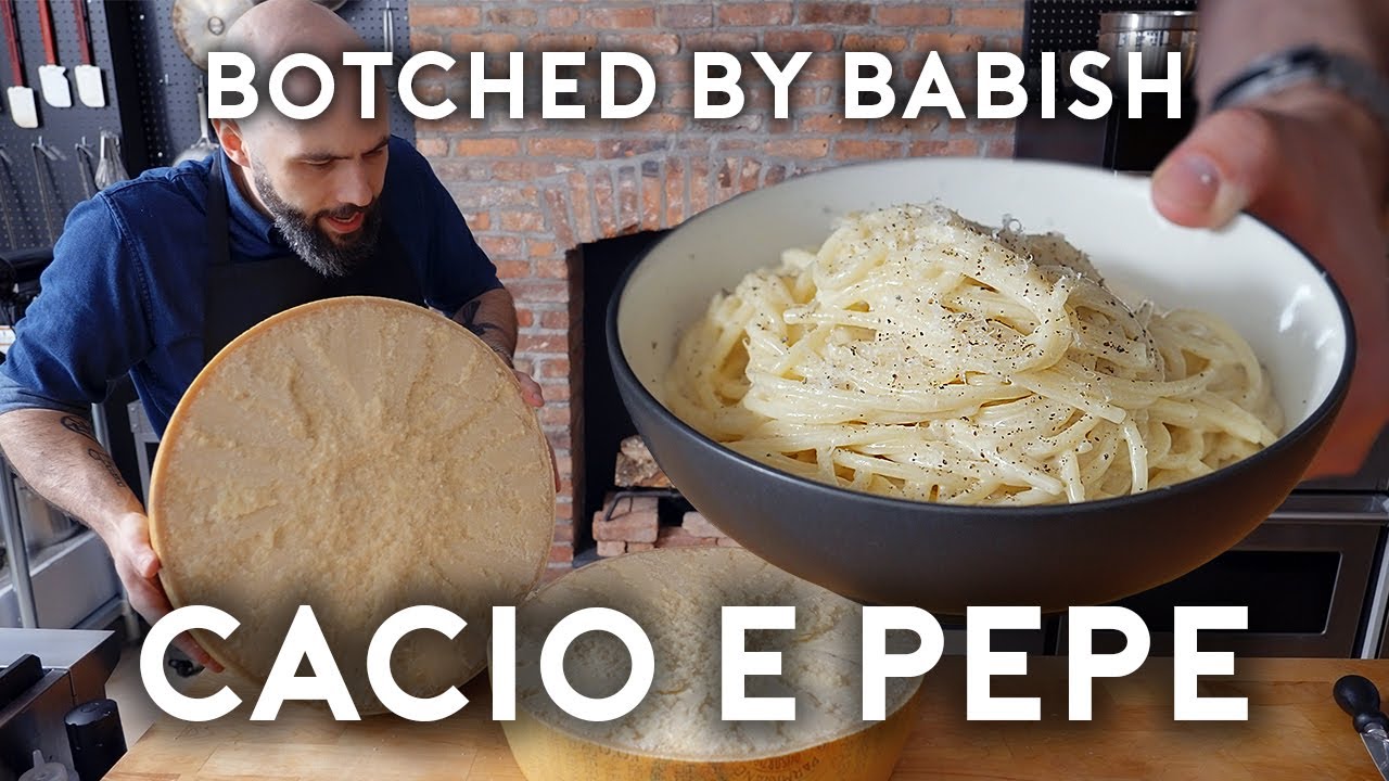 Cacio e Pepe | Botched by Babish (ft. Italia Squisita) | Babish Culinary Universe