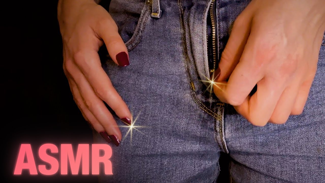 1 HOUR ASMR ⚡️ Levi Jeans Metal Zipper Sounds ⚡️ Blue Yeti Mic ✨ No talking!