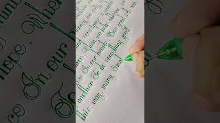 Beautiful Cursive Writing for Better Handwriting. ✍️📖 #calligraphy #handwriting