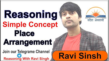 Reasoning || Place Arrangement || बैठने की व्यवस्था रीजनिंग || Ravi Singh Sir || Sandesh Academy