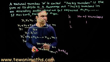 Algebra | Permutation and combination | JEE Maths | Ghanshyam Tewani  Cengage