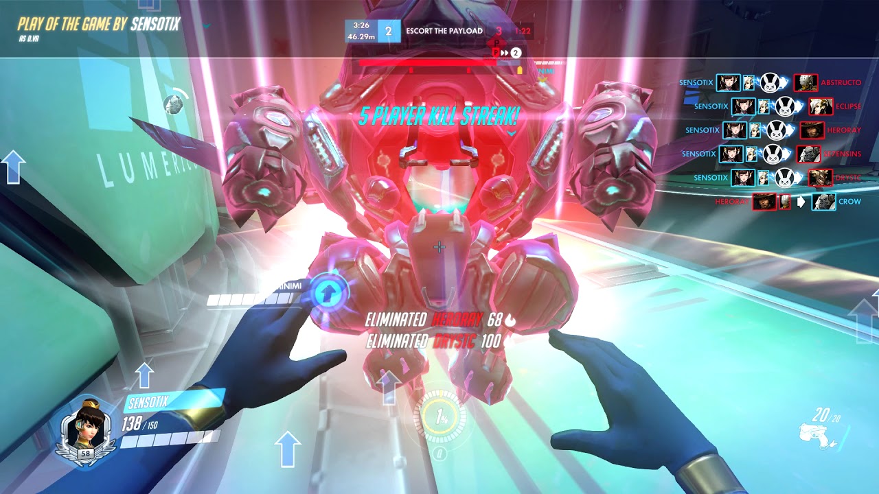 Huge Dva Bomb in Grandmaster scrims