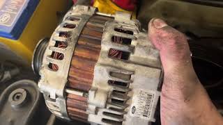 BA BF Ford Falcon Alternator Removal and Replacement
