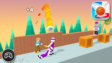 Bounce Dunk - Gameplay Walkthrough Part 59 - Racing Game Levels 202-205 (iOS, Android)