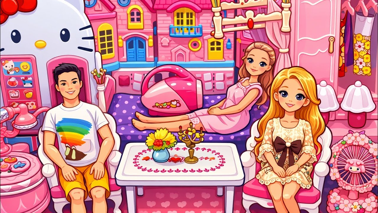 8.14 Minutes Satisfying And Relaxing Unboxing With HelloKitty Pink Barbie Princess toys and dress 