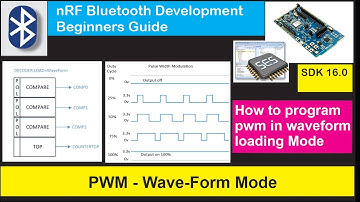 nRF5 SDK - Tutorial for Beginners Pt 31 - PWM - Waveform Mode Programming