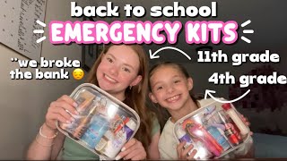 Making School Emergency Kits 🛍️🤍 **back to school | jayne..emmaline