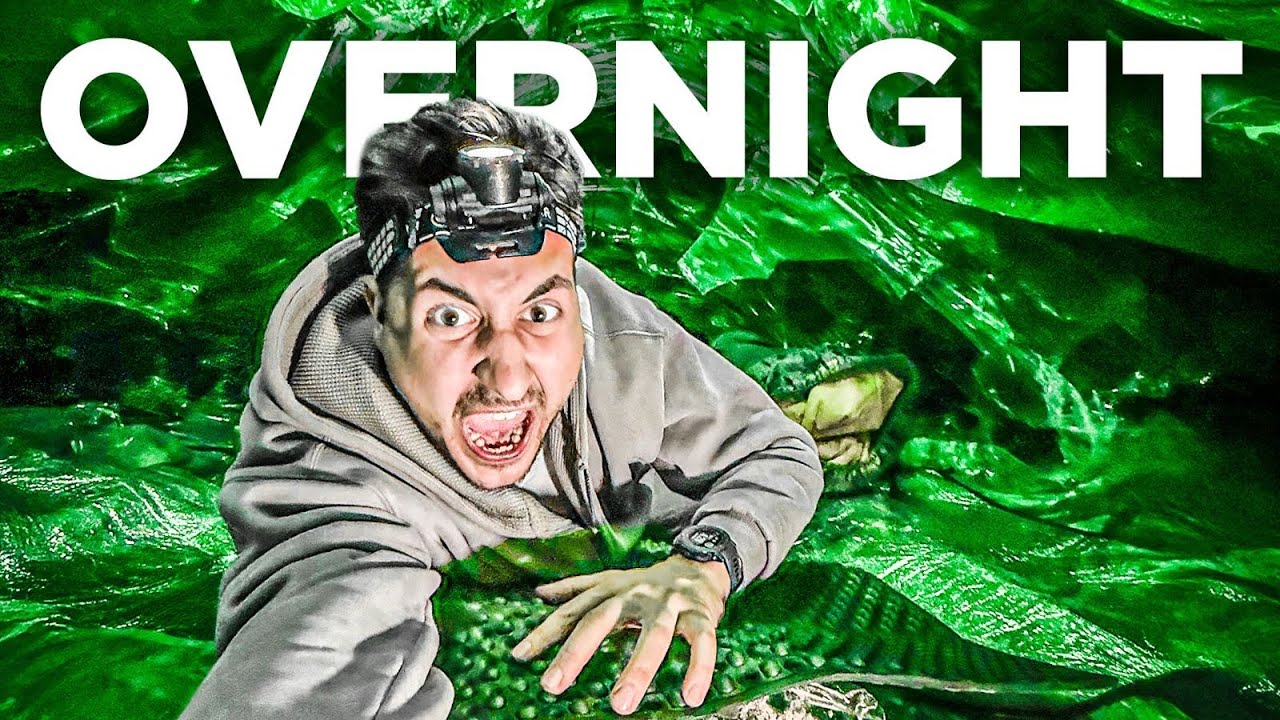 OVERNIGHT in stillgelegtem INDUSTRIEOFEN! ⚠️