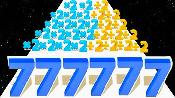 Numbers Run vs Hole Merge Run - Gameplay Walkthrough Android, iOS (ASMR, Max Level) 