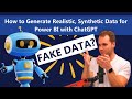 How to Generate Realistic, Synthetic Data for Power BI with ChatGPT - The Dashboard Effect