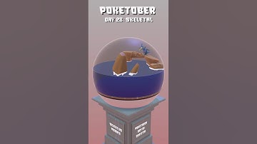 Poketober 28 —  SKELETAL 🐟