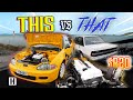 CHOPPED a RWD SR20 Honda Civic with PSI30 VL Calais Turbo on Hoonigan This vs. That!!