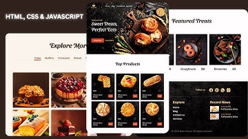 Build a Responsive E-commerce Website with HTML, CSS & JavaScript (Step-by-Step)