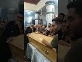 الدموع سبقت الصلوات كنيسة السيدة العذراء مريم بالمريس تودع عرسان السماء مينا سمير و برسوم اشرف