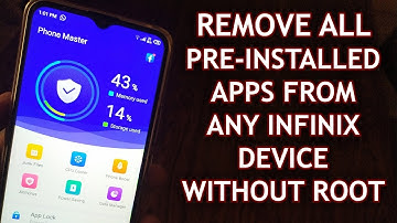 Uninstall/Remove Bloatware & System Apps on All #Infinix & #TECNO Phones | NO ROOT METHOD | A U R
