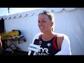 Sarah Haskins Post Race ITU