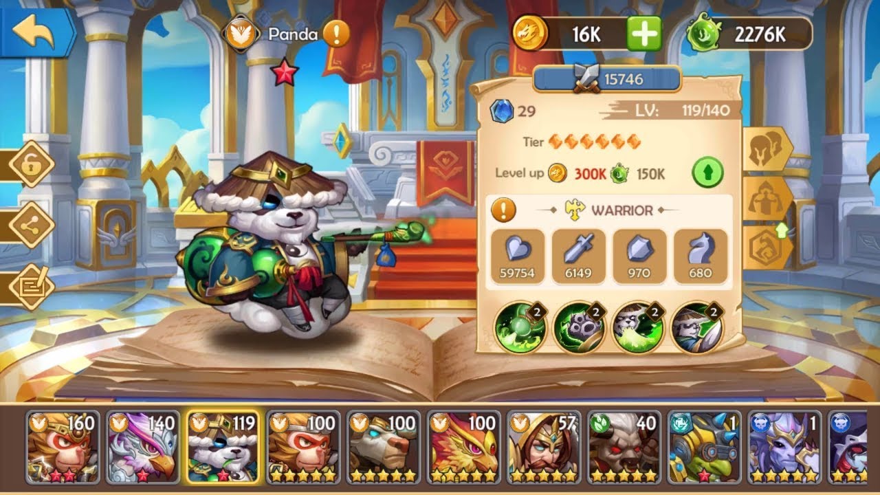Epic Summoners - Panda 6 Star +Summon Event + Gem Tycoon event