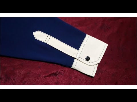 How to sew a Sleeve Placket and a Cuff