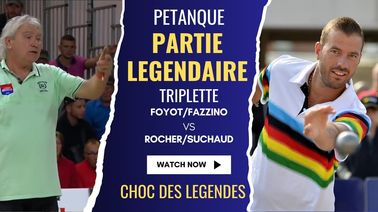 Partie de légende entre ROCHER - SUCHAUD  - FOYOT et FAZZINO