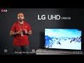 Video: LG UHD 4K TV, 75"UR78 series, WebOS Smart AI ThinQ, Magic Remote,HDR10, HLG,AI Picture, AI Sound (5.1.2ch)