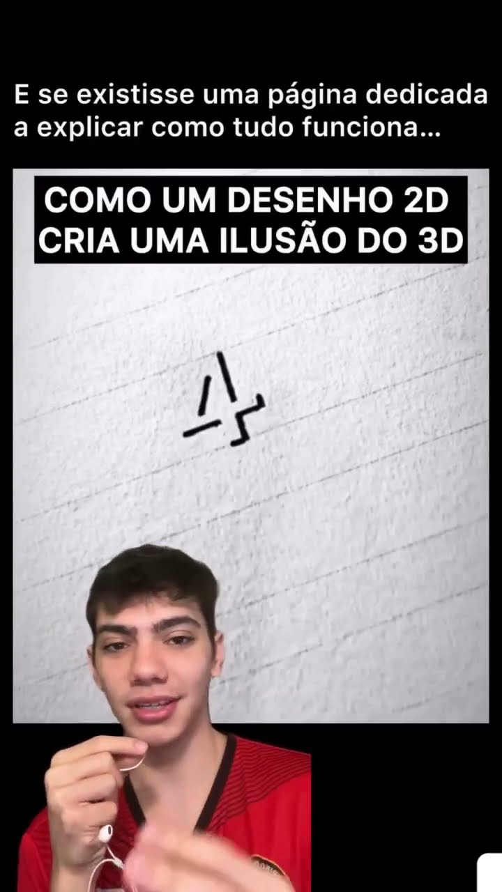 Aprenda a fazer o número 4 em 3D com apenas 4 traços! ? Impressione todo mundo!