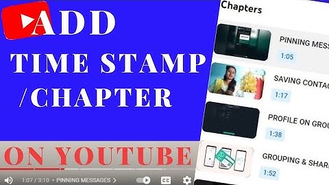 How to Add Chapters to Your Videos Using Timestamps