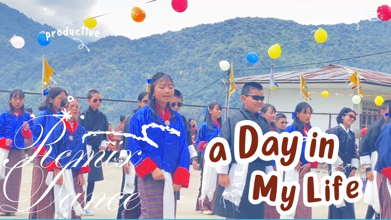 Remix Dance by class 5 students Tshimalakha MSS Chukha Bhutan 🇧🇹 Teachers Day
