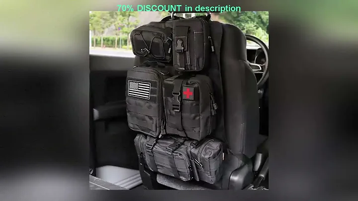 A must-have product! High Quality Multifunction 55*37CM 600D 6PCS In 1 Car Back Seat Tactical Hang