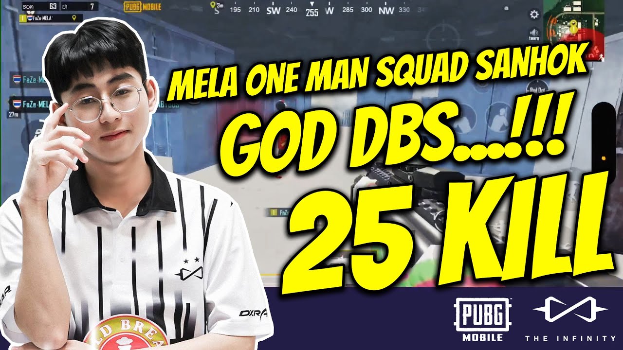 MELA GOD DBS...!!! one man squad Sanhok