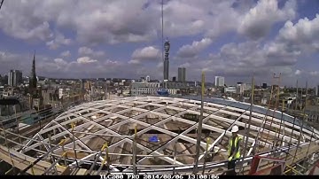 Vision AGI Gridshell Roof - North Glazing