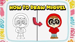 How to Draw Miguel Rivera from Coco – Disney Pixar Character Art
