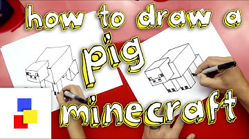 How To Draw A Pig From Minecraft