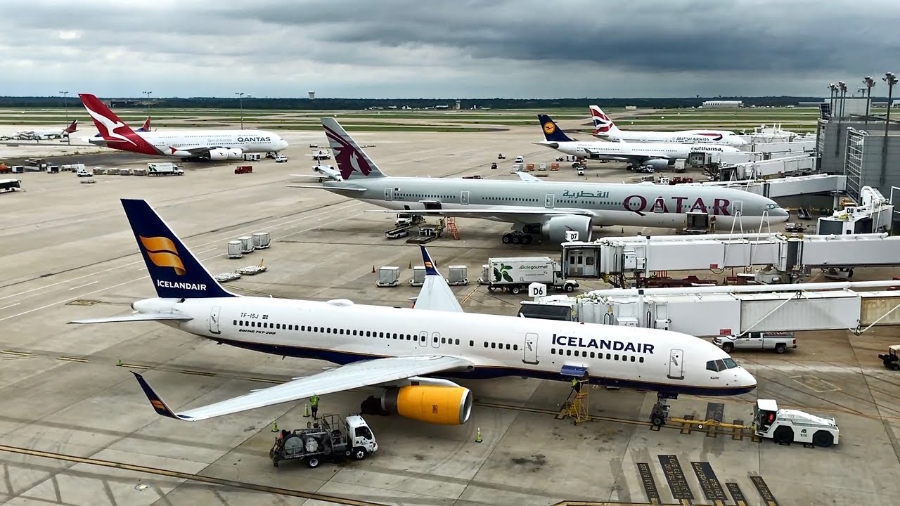 Dallas/Fort Worth (DFW) Spotting Qatar/British Airways Airbus A380