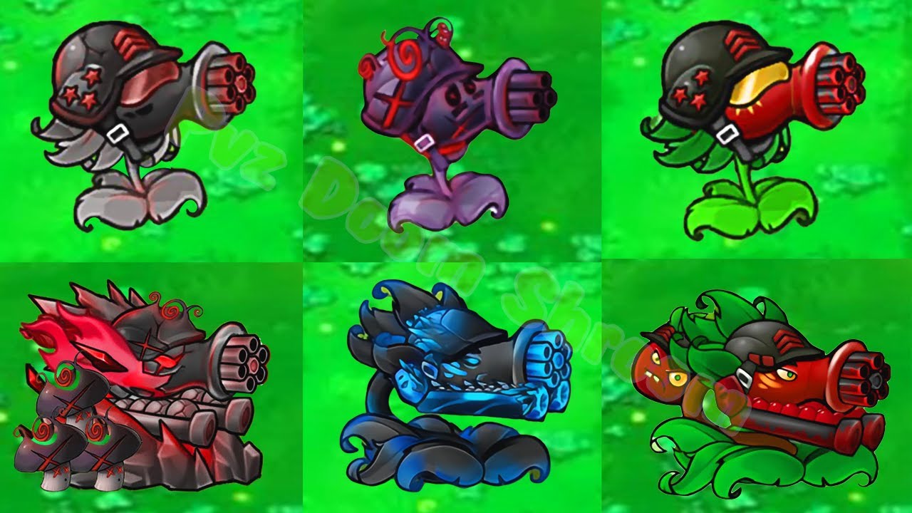 PvZ Fusion 2.7: New Plants – All Machine Turrets vs 300 Obsidian Gargantuars