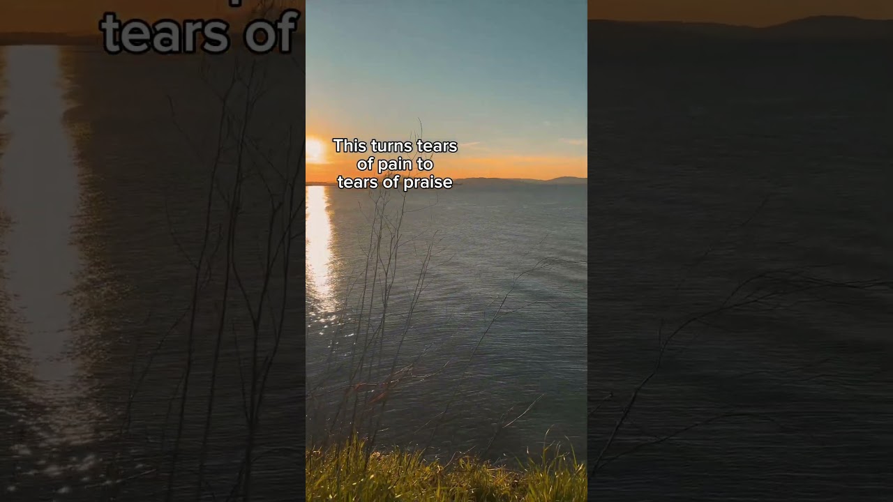 The painful circumstance doesn’t change, but the pained heart is comforted 