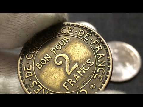 1922 France Franc Coin