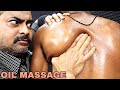 Deep Tissue Body Massage with Oil | Head Scratching With 3d Sound | Body Massage &amp; Neck Cracking