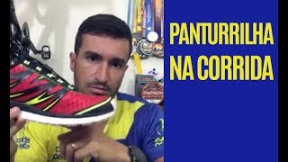 Correr ao na facada panturrilha