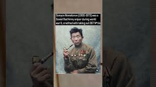 Semyon Nomokonov (1900-1973) was a Soviet Red Army sniper during world war II, credited with taking