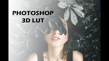 Photoshop Tutorial : How to create and load 3D LUTS in Photoshop