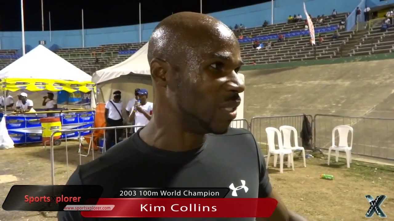 37-year old Kim Collins still aiming to run faster than ever before - by SportsXplorer Multimedia