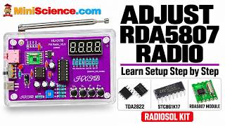 How to Set Up and Adjust the RDA5807 FM Radio Module | RADIOSOL