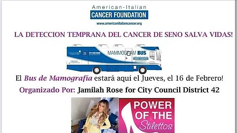 Mammogram bus community health engagement day at 6...