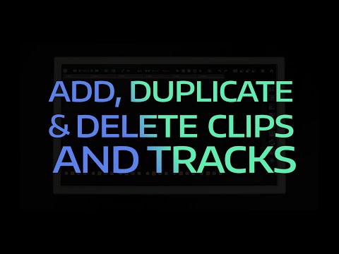 Add, Duplicate & Delete Clips and Tracks | Yeco Tutorial