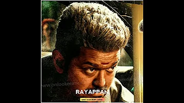 Bigil rayappan bgm WhatsApp status/ bigil rayappan theme music / bigil rayappan bgm ringtones