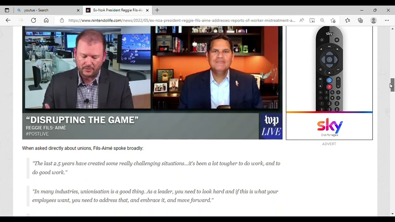 Ex NoA President Reggie Fils Aimé Addresses Reports Of Worker Mistreatment At Nintendo