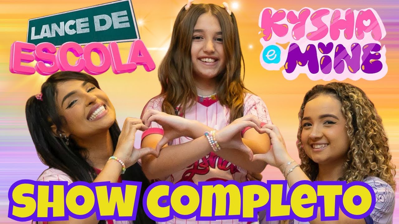  Show da Kysha e Mine em  Lance de Escola no Teatro Miguel Falabella 🎤✨ @KyshaeMine 