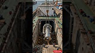 How Massive Ship Engines Are Installed