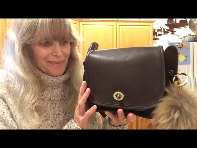 Mahogany Vintage Coach Legacy Small Flap Bag 9965 